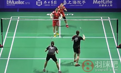 2016年中国羽毛球公开赛 张艺娜/李绍希VS 骆赢/骆羽女双半决赛录像