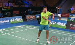 乔希姆·佩尔森（丹麦）VS Kim Bruun （丹麦） 2014丹麦羽毛球公开赛 男单资格赛录像