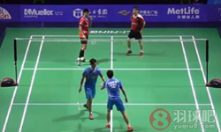 2016年中国羽毛球公开赛 林家佑/李胜木VS 于小渝/张稳男双1 16决赛录像