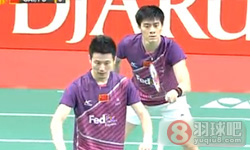 2011年印度尼西亚羽毛球公开赛 蔡赟/傅海峰VS 马尔基斯·基多/亨德拉·塞蒂亚万男双半决赛录像