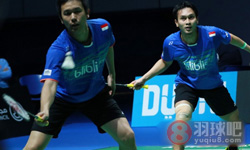 2015年世界羽联总决赛 穆罕默德·阿山/亨德拉·塞蒂亚万VS 李龙大/柳延星男双半决赛录像