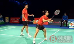 2011年丹麦羽毛球公开赛 徐晨/马晋VS 李龙大/河贞恩混双半决赛录像