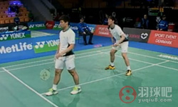邓俊文 李晋熙(中国香港)VS Frederik Colberg Soren Gravholt(丹麦)2014丹麦羽毛球公开赛 男双资格赛高清录像
