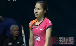 2014年世界羽联羽毛球总决赛 戴资颖VS 拉特查诺·因达农女单资格赛录像