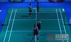 2015年世界羽联总决赛 克里斯汀娜·佩蒂森/卡米拉·吕特·尤尔VS 尼蒂娅·克里欣达·马赫斯瓦里/格雷西娅·波莉女双半决赛录像