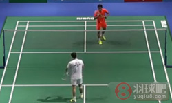 2015年世界羽联总决赛 田厚威VS 胡赟男单小组赛录像